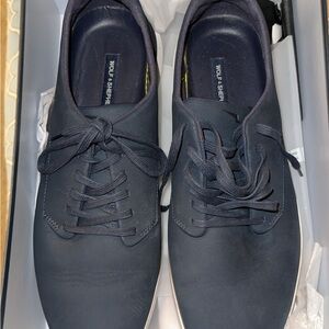 Nordstrom Men’s Navy Lace-Up Sneakers